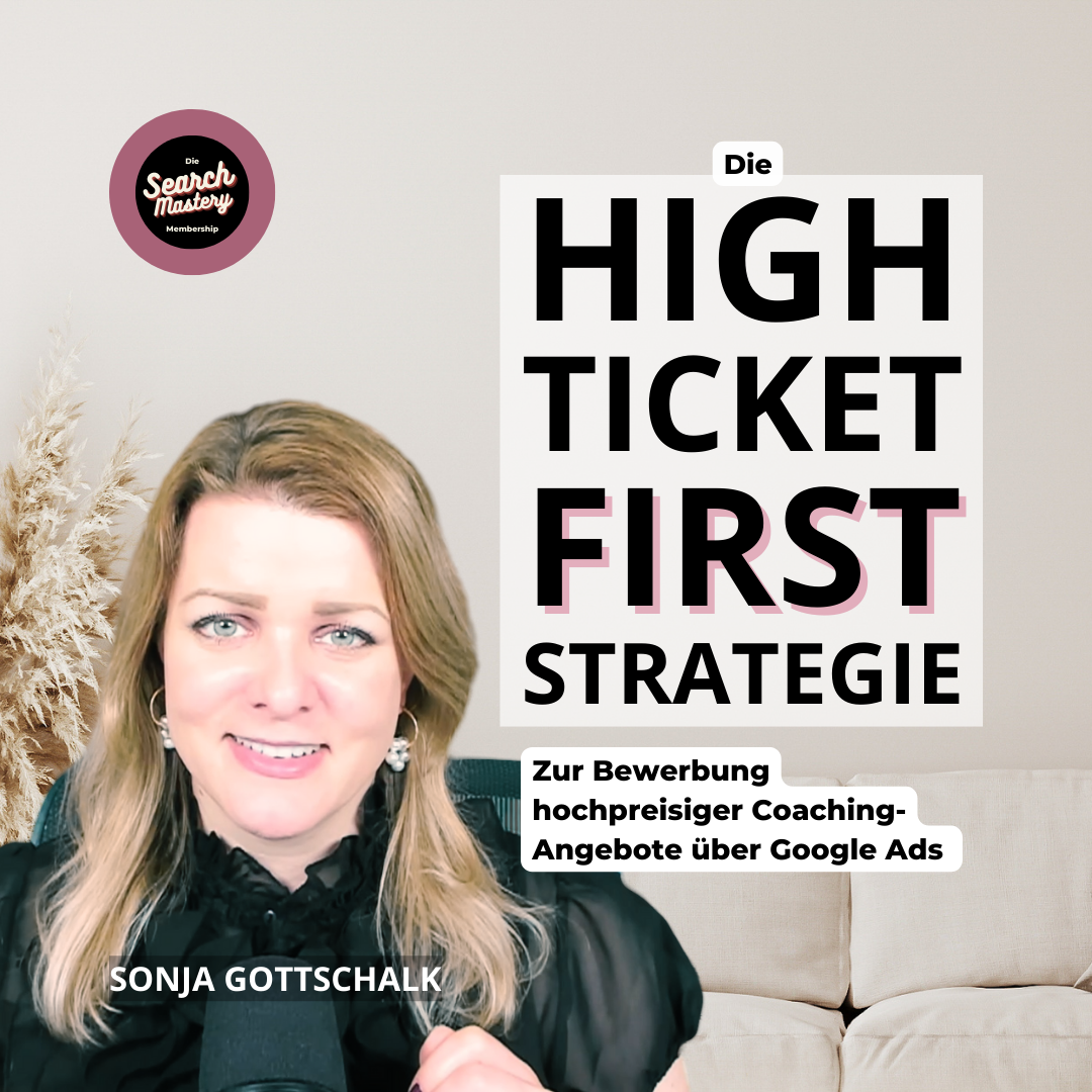 High Ticket 1st Strategie