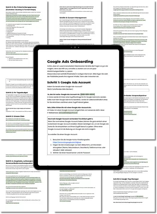 Google Ads Onboarding