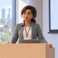 Speakerin auf Fachkongress